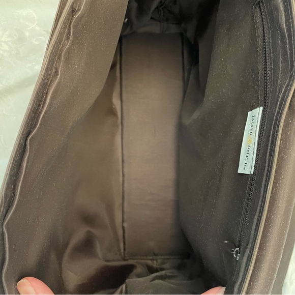 Rare Jaclyn Smith Large Pleather Tote Travel Bag - Picture 3 of 12